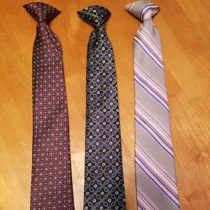 Bundle of 3 Kids clip on ties